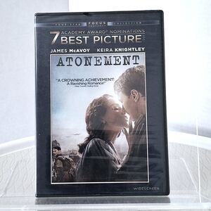 🤍New DVD Atonement *Keira Knightley *James McAvoy *Saoirse Ronan *Sealed